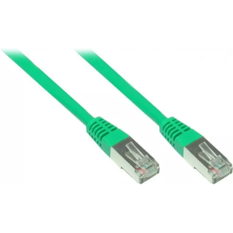 Good Connections Cable de parcheo Cat. 5e SF/UTP, 7,5 m, verde 855G-075