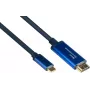 Good Connections GC 4520-CSF015B cable adaptador USB-C a HDMI, 4K@60Hz, 1,5m, negro