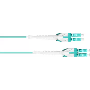 Good Connections OM3 Duplex LC/LC Uniboot cable de parcheo de fibra óptica, 50/125µm, LSZH, aqua, 5m LW-U805LC3
