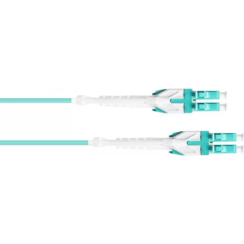 Good Connections OM3 Duplex LC/LC Uniboot cable de parcheo de fibra óptica, 50/125µm, LSZH, aqua, 5m LW-U805LC3