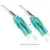 Good Connections OM3 Duplex LC/LC Uniboot cable de parcheo de fibra óptica, 50/125µm, LSZH, aqua, 5m LW-U805LC3