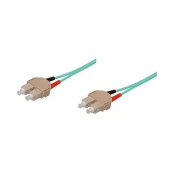 Good Connections Cable de fibra óptica multimodo dúplex OM3 SC/SC, LSZH, 3m, polaridad intercambiable