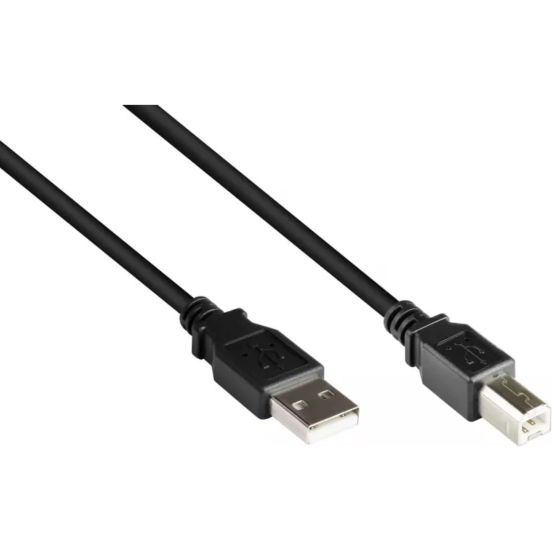 Good Connections Cable USB 2.0 A a B, 0,25 m, negro