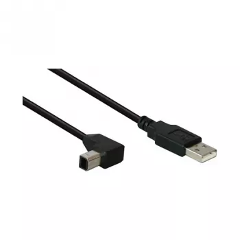 Good Connections cable USB 2.0 A a B acodado, 0,5 m, negro