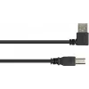 Good Connections Cable USB 2.0 Type-A en ángulo a Type-B - Negro - 0,5 m