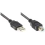 Good Connections Cable USB 2.0 Type-A a Type-B - Negro - 0,5 m