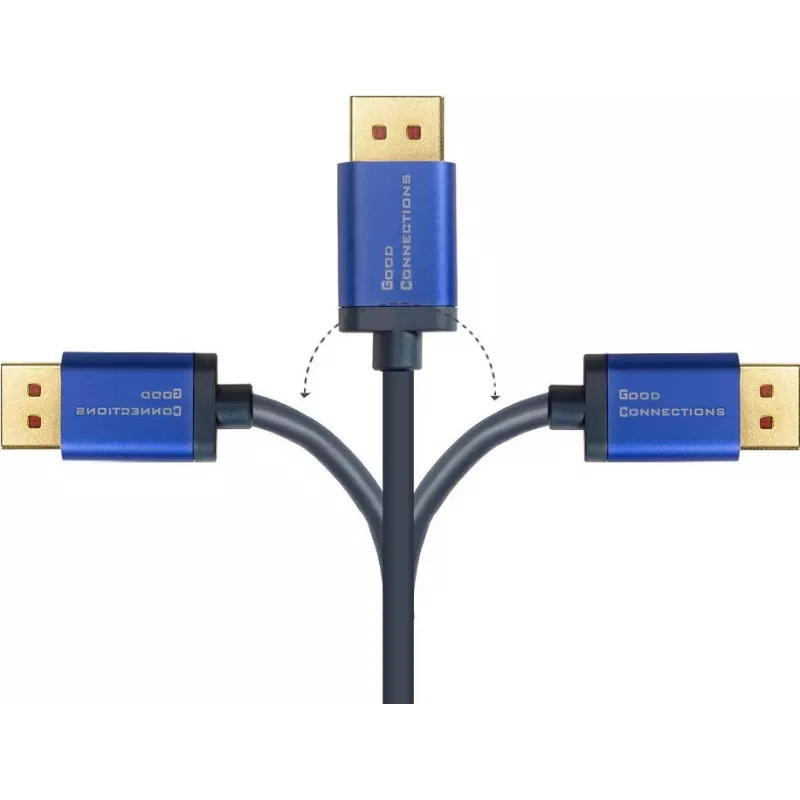 GoodConnections Alcasa 4824-SF010B cable Mini DisplayPort a DisplayPort 1m azul 4K@60Hz