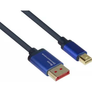 GoodConnections Alcasa 4824-SF010B cable Mini DisplayPort a DisplayPort 1m azul 4K@60Hz