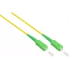 GoodConnections Alcasa LW-S920SASA Cable de conexión de fibra óptica monomodo OS2 LC a SC, 20 m, amarillo, LSZH