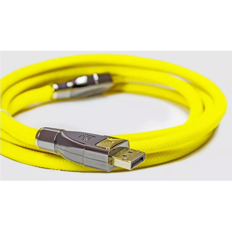 GoodConnections Alcasa Python Cable DisplayPort 1.4 8K 60Hz 2m conector macho a conector macho dorado GC-M0074