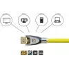 GoodConnections Alcasa Python Cable DisplayPort 1.4 8K 60Hz 2m conector macho a conector macho dorado GC-M0074