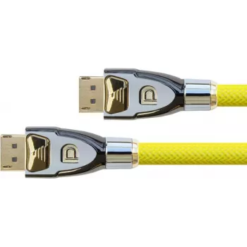 GoodConnections Alcasa Python Cable DisplayPort 1.4 8K 60Hz 2m conector macho a conector macho dorado GC-M0074