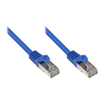 GoodConnections Alcasa cable de red RJ45-RJ45 Cat5e 0,15 m dorado