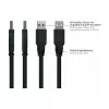 GoodConnections Alcasa UK20P-AEA-020S Cable alargador USB 2.0, conector macho USB-A a conector hembra USB-A, 2 m, Negro