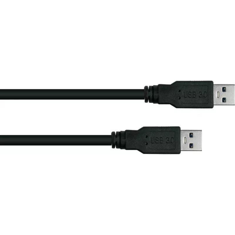 GoodConnections Alcasa UK30P-AA-030S cable USB 3.2 Gen 1 – USB-A a USB-A, 3 m, negro