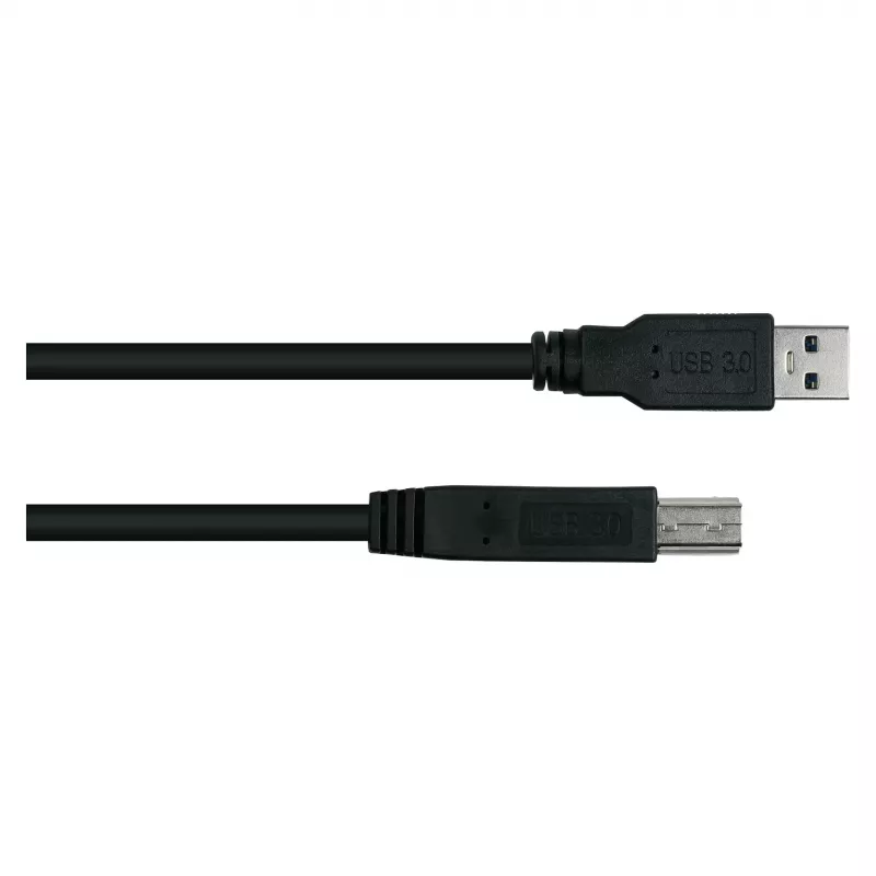 GoodConnections Alcasa UK30P-AB-005S Cable USB 3.2 Gen 1, USB-A a USB-B, 0,5 m, negro