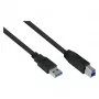 GoodConnections Alcasa UK30P-AB-005S Cable USB 3.2 Gen 1, USB-A a USB-B, 0,5 m, negro