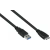 GoodConnections Alcasa Cable USB 3.2 Gen 1, USB-A a Micro-B, 1,8 m, negro