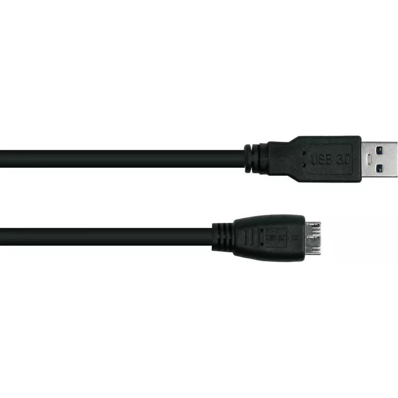 GoodConnections Alcasa Cable USB 3.2 Gen 1, USB-A a Micro-B, 1,8 m, negro