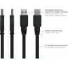 GoodConnections Alcasa Cable USB 3.2 Gen 1, USB-A a Micro-B, 1,8 m, negro