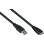 GoodConnections Alcasa Cable USB 3.2 Gen 1, USB-A a Micro-B, 3 m, Negro UK30P-AMB-030S