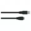 GoodConnections Alcasa Cable USB 3.2 Gen 1, USB-A a Micro-USB B, 1 m, negro