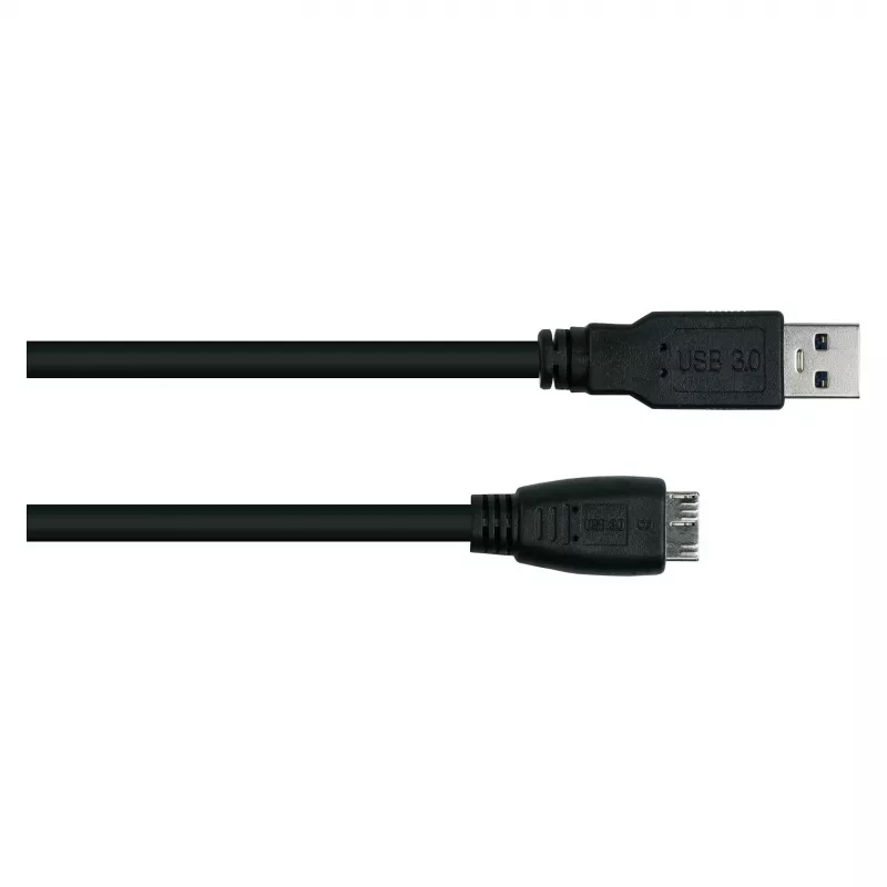 GoodConnections Alcasa Cable USB 3.2 Gen 1, USB-A a Micro-USB B, 1 m, negro