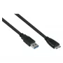 GoodConnections Alcasa Cable USB 3.2 Gen 1, USB-A a Micro-USB B, 1 m, negro