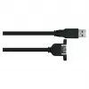 GoodConnections Alcasa Cable alargador USB 3.2 Gen 1 (conector macho USB-A a conector macho USB-A) 1m, negro