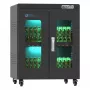 GoodConnections ANTARES PRO N24C carro de carga para portátiles de hasta 15,6 pulgadas, USB-C 65W PD 3.0, desinfección UVC, negro