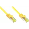 GoodConnections Cable de parcheo Cat.7 RJ45 - 25m, amarillo, S/FTP PiMF, libre de halógenos, 600MHz (8070R-250Y)