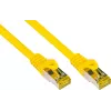 GoodConnections Cable de parcheo Cat.7 RJ45 - 25m, amarillo, S/FTP PiMF, libre de halógenos, 600MHz (8070R-250Y)