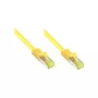 GoodConnections Cable de parcheo Cat.7 RJ45 - 25m, amarillo, S/FTP PiMF, libre de halógenos, 600MHz (8070R-250Y)