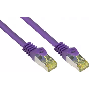 GoodConnections cable de red Cat.7 S/FTP con RNS® Latch Protection, 40 m, violeta 8070R-400V