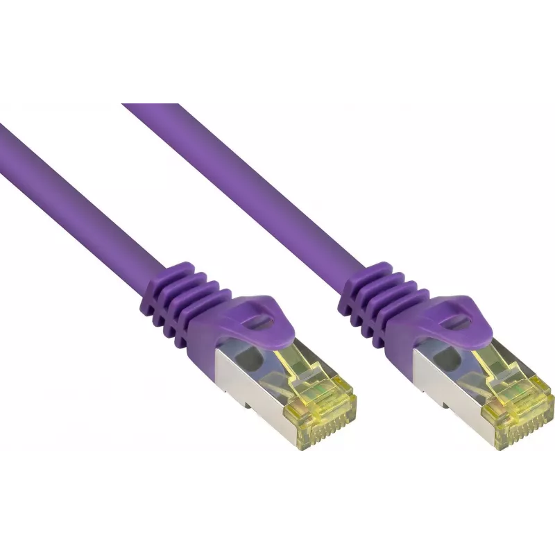 GoodConnections cable de red Cat.7 S/FTP con RNS® Latch Protection, 40 m, violeta 8070R-400V
