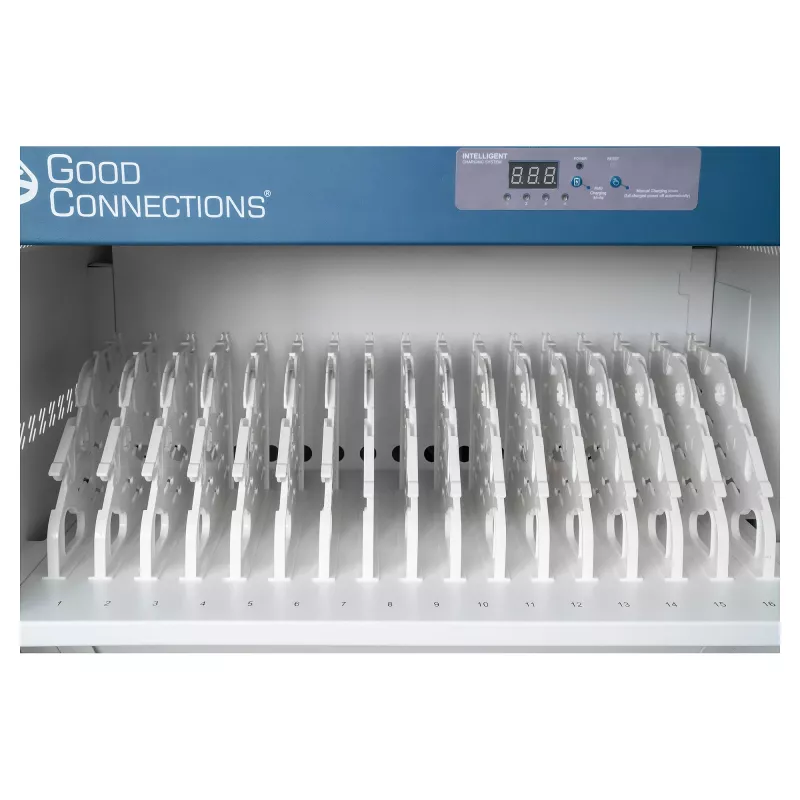 GoodConnections GEMMA N32 Carro de carga para portátiles Blanco/Azul
