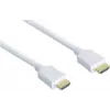 GoodConnections cable HDMI de alta velocidad con Ethernet - conectores chapados en oro - blanco - 1,5m