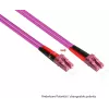 GoodConnections Cable de red patch de fibra óptica LC/LC Duplex OM4 multimodo, 2 m, aqua, LSZH LW-802LC4