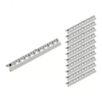 GoodConnections marcadores numéricos para cables de fibra óptica LC, marcado 0 a 9, set de 10 piezas, Good Connections® (GC-N0070)