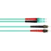 GoodConnections cable de fibra óptica OM3 Duplex Multimodo LC/ST, 50/125, LSZH, polaridad intercambiable, 1m