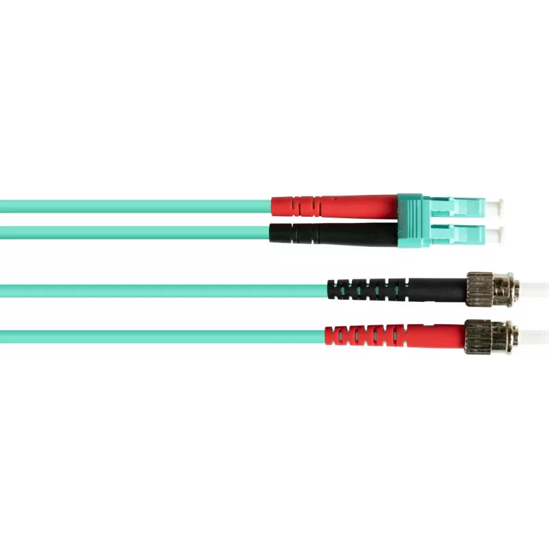 GoodConnections cable de fibra óptica OM3 Duplex Multimodo LC/ST, 50/125, LSZH, polaridad intercambiable, 1m
