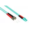GoodConnections cable de fibra óptica OM3 Duplex Multimodo LC/ST, 50/125, LSZH, polaridad intercambiable, 1m
