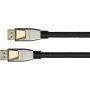 GoodConnections cable PREMIUM DisplayPort 2.0, 54 Gbit/s, UHBR 13.5, 4K @240Hz / 8K @60Hz, conector macho de metal completo, cobre (DP20-PY020)