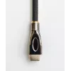 GoodConnections PYTHON Series cable HDMI de alta velocidad con Ethernet, 4K UHD 60Hz, 18Gbps, bañado en oro, trenzado de nailon, 3m, Negro (GC-M0018)