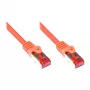GoodConnections RNS® Cable de parcheo Cat.6 S/FTP con protección de lengüeta, naranja, 20 m (8060-200O)