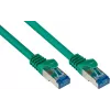 GoodConnections RNS® Cable de red Cat. 6A S/FTP libre de halógenos con protección de lengüeta, 3 m, verde