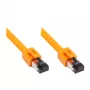 GoodConnections RNS® Cable de red Cat.8.1 S/FTP, LSZH, 2000MHz, 40Gbit/s, naranja, 1,5m
