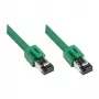 GoodConnections RNS® Cable de red Cat. 8.1, S/FTP, PiMF, LSZH, 2000MHz, 40Gbit/s, Verde, 1,5m