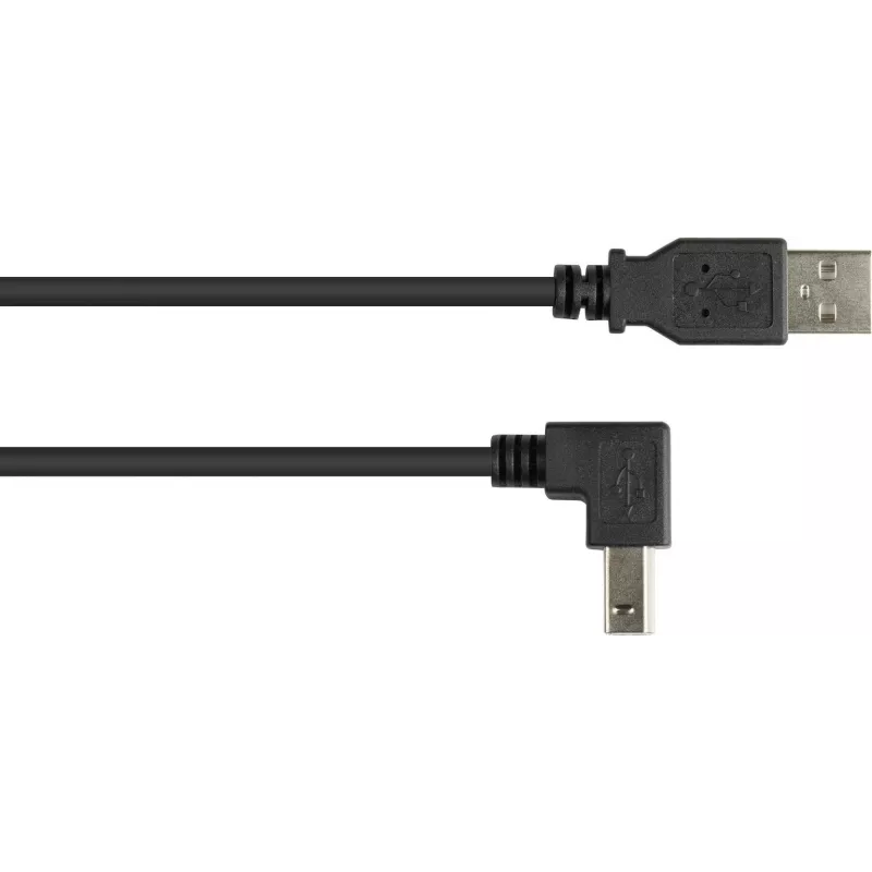 GoodConnections cable USB 2.0 A a B acodado 3m negro 2510-3W