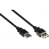 GoodConnections cable alargador USB 2.0 conector macho A a conector hembra A, 0,6 m, negro